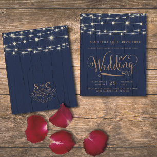 Rustikale Hochzeiten der Navy