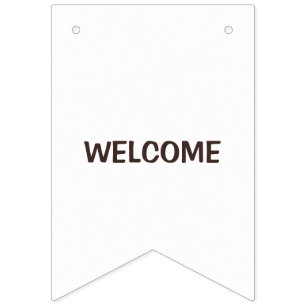 Rustikale Hochzeitsbanner Personalisierter Charm Wimpelkette