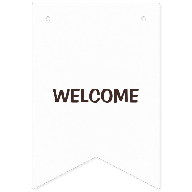 Rustikale Hochzeitsbanner | Personalisierter Charm Wimpelkette (Erste Fahne)