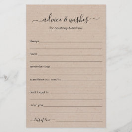 Rustikale Hochzeitsberatung und Wünsche