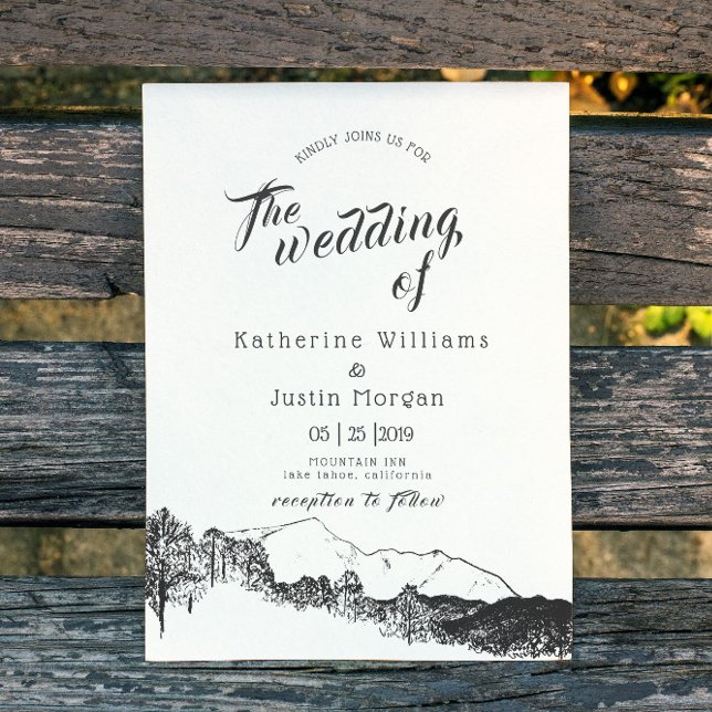 Rustikale Hochzeitseinladung (Von Creator hochgeladen)