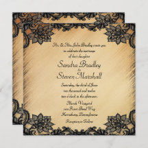 Rustikale Hochzeitseinladung