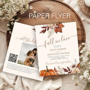 Rustikale Hochzeitseinladung zum Verlieben für ein Flyer