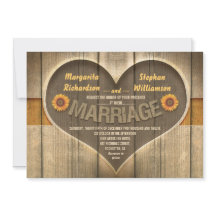 rustikale Hochzeitseinladungen