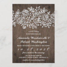 Rustikale Hochzeitseinladungen für Braunwald
