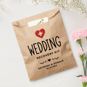 Rustikale Hochzeitshangover Erholung Kit Gefallen  Geschenktütchen