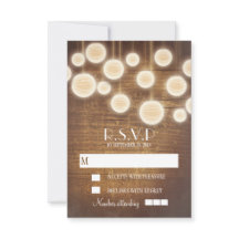 Rustikale Hochzeitskarten