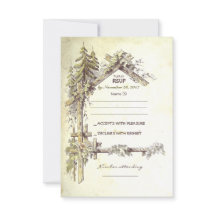 Rustikale Hochzeitskarten