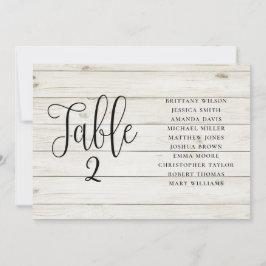 Rustikale Hochzeitssitzkarte. Landschaftspalast Einladung