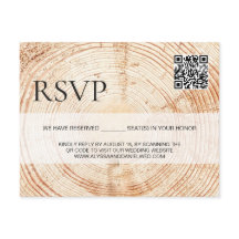 Rustikale Hochzeitsszeitswebsite QR Code uAwg