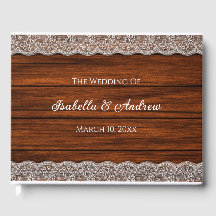 Rustikale Hochzeitsszene