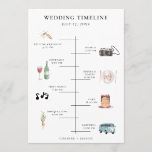 Rustikale Hochzeitstagung Programm