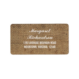 rustikale Hochzeitstiefel-Adressetiketten Adressaufkleber