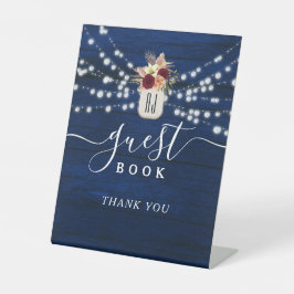 Rustikale Hochzeitstorte Sockelschild