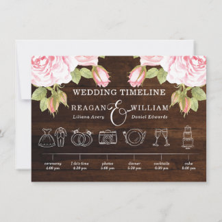 Rustikale Holz-String-Lights-Rose Hochzeitzeitzeit