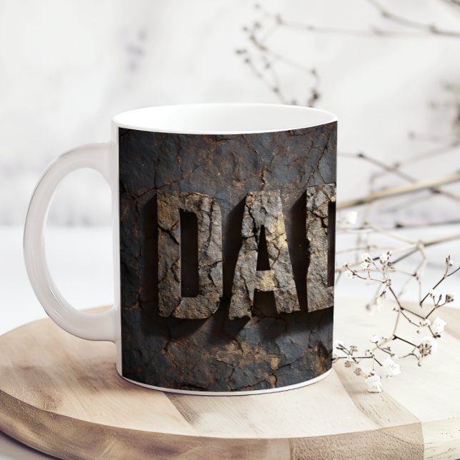 Rustikale Holz Vatertag Papa Kaffeetasse (Von Creator hochgeladen)