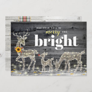 Rustikale hölzerne einladung