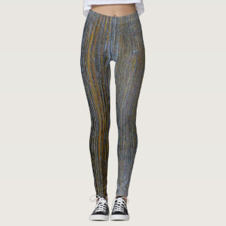 Rustikale hölzerne Töne der kundenspezifischen Leggings