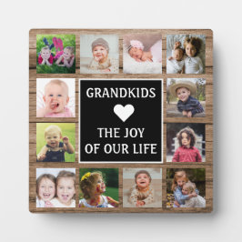 Rustikale Holzgroßkinder zitieren 12 Bildersammlun Fotoplatte