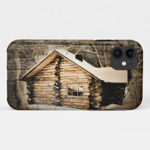 Rustikale Holzhütte im Grünen Case-Mate iPhone Hülle
