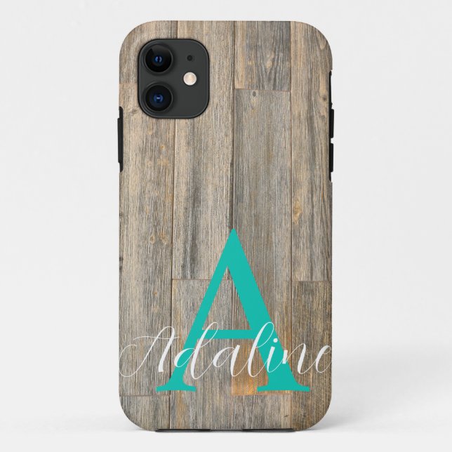 Rustikale Holzkornplatten Case-Mate iPhone Hülle (Rückseite)