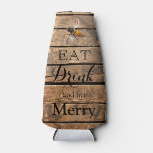 Rustikale Honigbiene Flaschenkühler