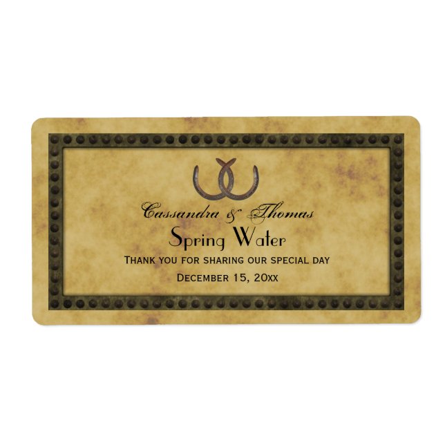 Rustikale Hufeisen aus dem gestörten BG-Wasserzeic (Vorne)