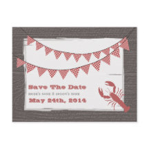 Rustikale Hummer und Jagdhochzeit retten das Datum