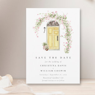 Rustikale Hütte Garden Wedding Save the Date Einladung