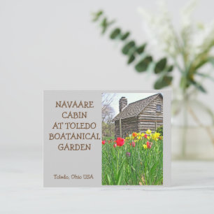 Rustikale Hütte im Toledo Botanischer Garten Postkarte