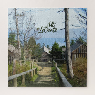 Rustikale Hütten von LeConte in GSMNP Puzzle