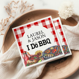 Rustikale Ich mache GRILLEN Sonnenblumen Engagemen Serviette