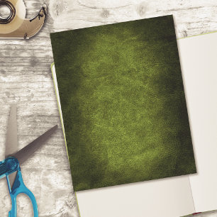 Rustikale Imitate Grüne Zeit Leder-Buch Cardstock
