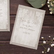 Rustikale Imitate im Barnholz-Hochzeitstag retten