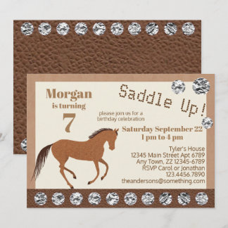 Rustikale Imitate Leder Kindergeburtstag Party