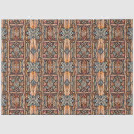 Rustikale Imitate mit Holzverkleidung Seidenpapier