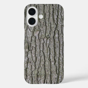 Rustikale Imitate Trockenholz Getreidebaum Barke iPhone 16 Hülle