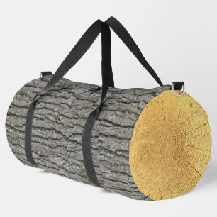 Rustikale Imitate Trockenholz Getreidebaum Barke Duffle Bag