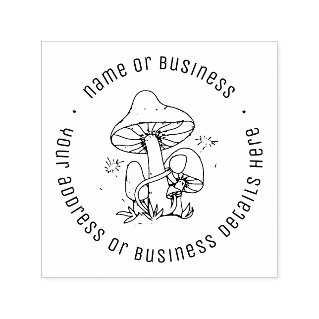 Rustikale Individuelle Name  Rücksendeadresse Permastempel (Design)