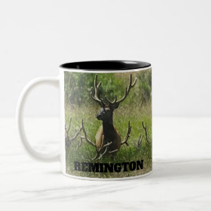 Rustikale Jagd auf Wildtiere Zweifarbige Tasse