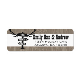 Rustikale Jagd über Barnwood-Rücksendeadresse