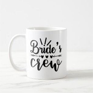 Rustikale Junggesellinnen-Abschieds-Kalligrafie-Br Kaffeetasse