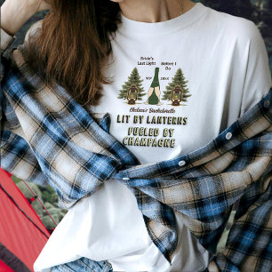 Rustikale Junggesellinnenabschied-Laternen & Champ T-Shirt