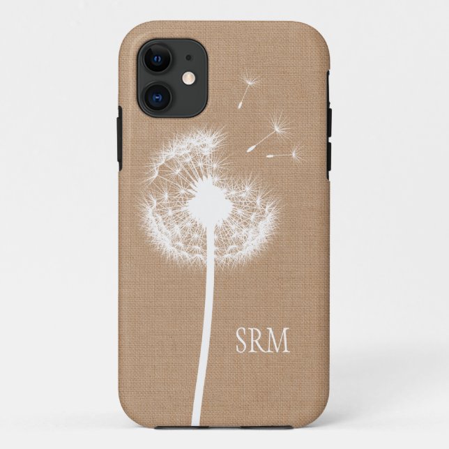 Rustikale Jute-iPhone-5-Hülle Case-Mate iPhone Hülle (Rückseite)