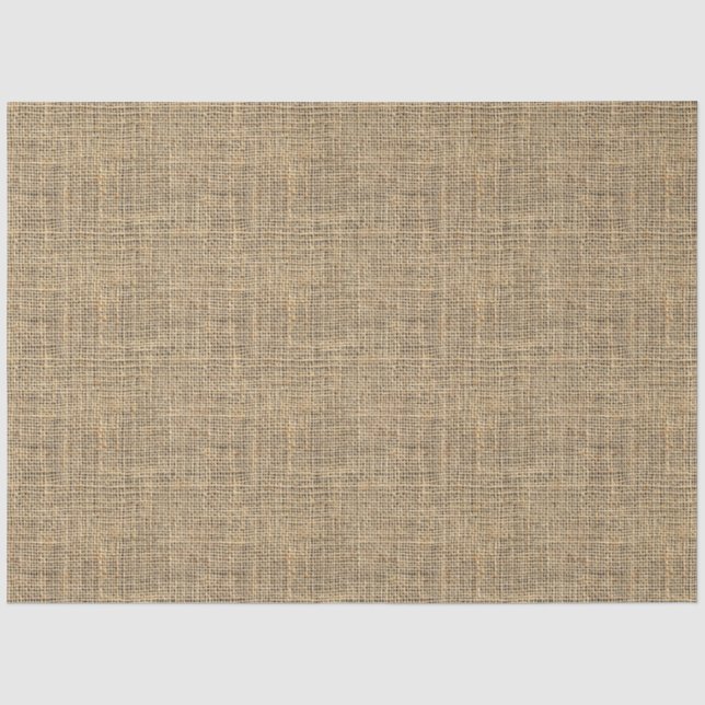 Rustikale Jute-Textur-Möbel-Decoupage Seidenpapier (Vorderseite)
