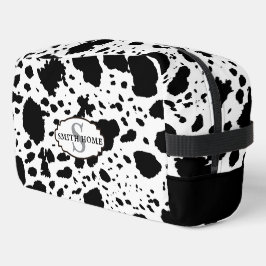 Rustikale Kabine Cowhide Print Cosy Bauernhof Waschbeutel