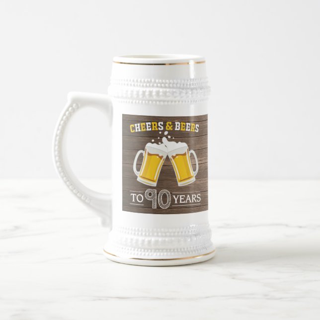 Rustikale Käfer und Biere bis 90 Jahre Bierglas (Links)