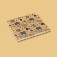 Rustikale Kaffee-Liebe - Tasse und Herzmuster