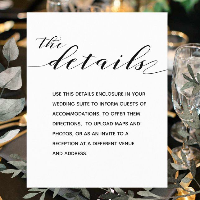 Rustikale Kalligrafie - Eintrittskarte für Hochzei (Von Creator hochgeladen)