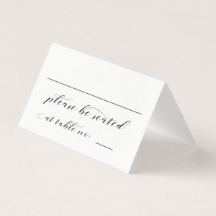 Rustikale Kalligrafie mit Hochzeitstisch